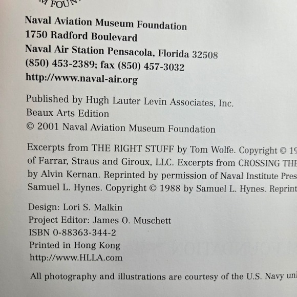 US Naval Aviation Hardcover Book Naval Aviation Museum Foundation Gold Emblem - Picture 12 of 16
